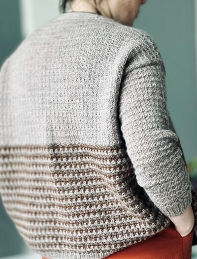 Top down sweater